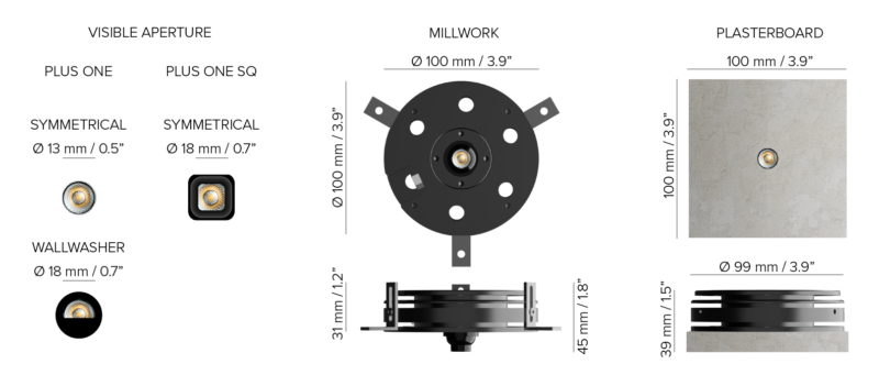 DetailsPLUS ONE / PLUS ONE SQ